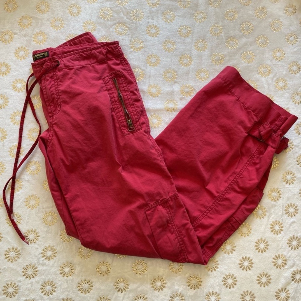 Vintage Y2K Red Cargo Pants